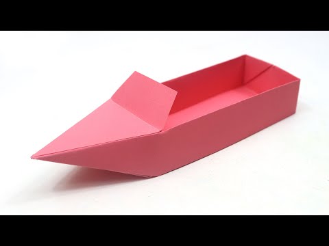 How to Make a Paper Boat that Floats | Paper Speed Boat | Origami Boat