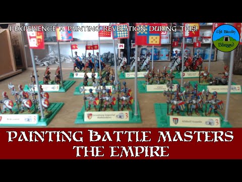 Painting Battle Masters Part 1 - The Empire and a Bit of Chaos