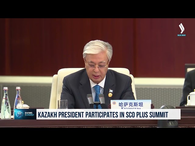 Kazakh President participates in SCO Plus summit