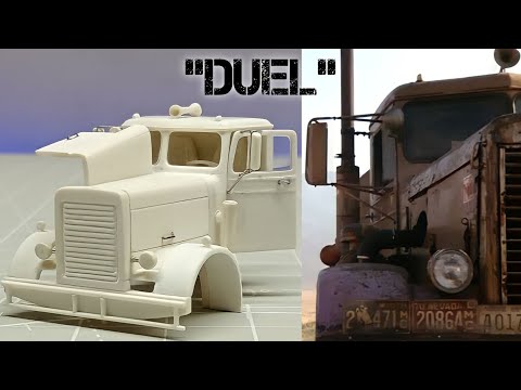 How to make a Peterbilt 281 from PVC "DUEL" 1971