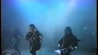 Sabbat playing &#39;&#39; Behind the cooked cross &#39;&#39; ( Slayer ) in Germany 1990