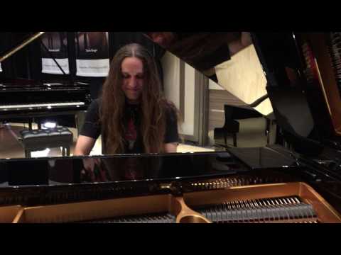 NAMM 2017 Robbie Gennet on the Yamaha S5X 6f7 grand piano