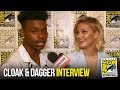 Olivia Holt Aubrey Joseph REACT To Cloak Dagger Season 2 Renewal At Comic Con 2018