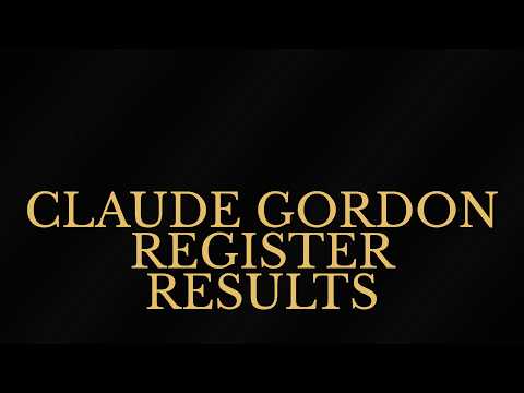 Claude Gordon Student Demonstration — Extreme Register Efficiency and Control