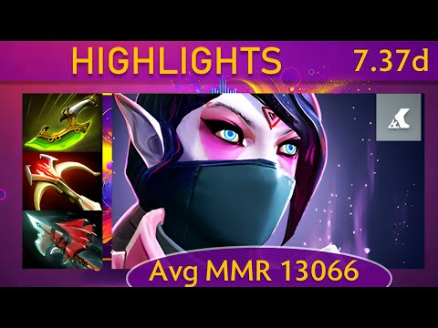 💰 7.37d JimPark Templar Assassin |K+A-D - 20 KP - 82%| 900+ GPM! Mid Highlights - Dota 2 Top MMR