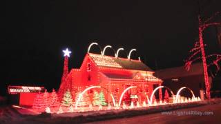 Jingle Bells - Brian Setzer Orchestra - Lights For Riley Christmas Lights 2012