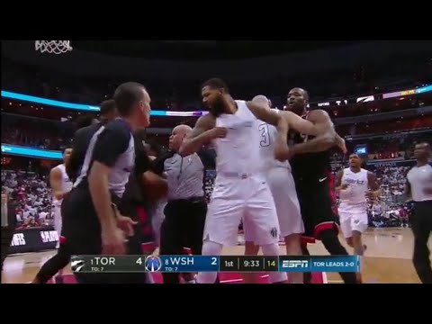 OG Anunoby and Markieff Morris fight!
