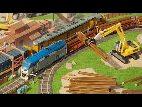 Train Station 2 Gameplay (by Pixel Federation Games) | Rail Tycoon Game for Mobile