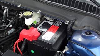 2017 Ford Fusion battery cable and TSB