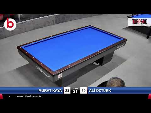 MURAT KAYA & ALİ ÖZTÜRK Bilardo Maçı - 2021 TÜRKİYE ŞAMPİYONASI 2.ETAP-7.TUR