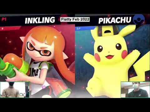 Bentatek (Inkling) vs. NadiA (Pikachu) - Winners Quarters - Flatty Feb 2022