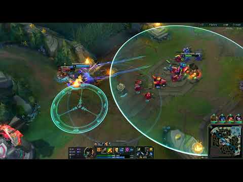 GP mid vs Corki, 1st person