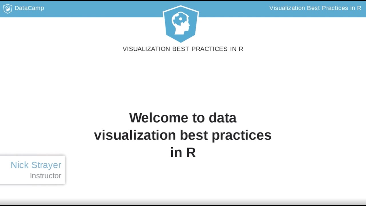 R Tutorial: Data Visualization Best Practices in R
