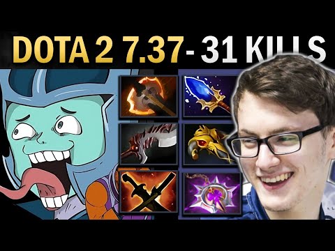 Phantom Assassin Gameplay Miracle with 31 Kills and BF - Dota 2 7.37