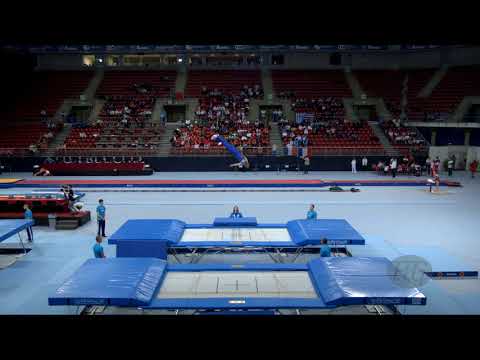 SAVVIDIS Nikolaos (GRE) - 2017 Trampoline Worlds, Sofia (BUL) - Qualification Trampoline Routine 1