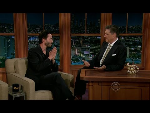 Late Late Show with Craig Ferguson 10/3/2012 Keanu Reeves, Dan Riskin