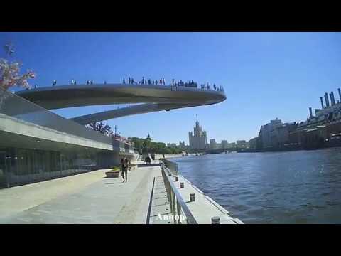 🌞🏃 Москва. Парящий мост. Парк'Зарядье'