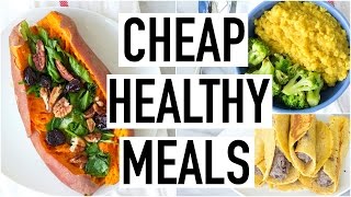 CHEAP HEALTHY MEALS UNDER $3! Healthy & Affordable Recipes! Cooking With Liv Ep.21