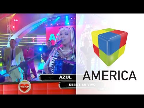 Azul Carrizo debutó en Pasión de Sábado con un show en vivo