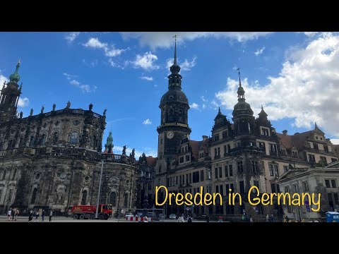[Caminhando pela cidade] Dresden, na Alemanha (Alemanha)