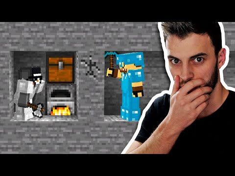 Minecraft PRO VS 3 YouTubers (Four Way Fight)
