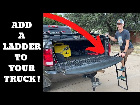 How To Install a Tailgate Ladder on Your Truck - NO MORE JUMPING!