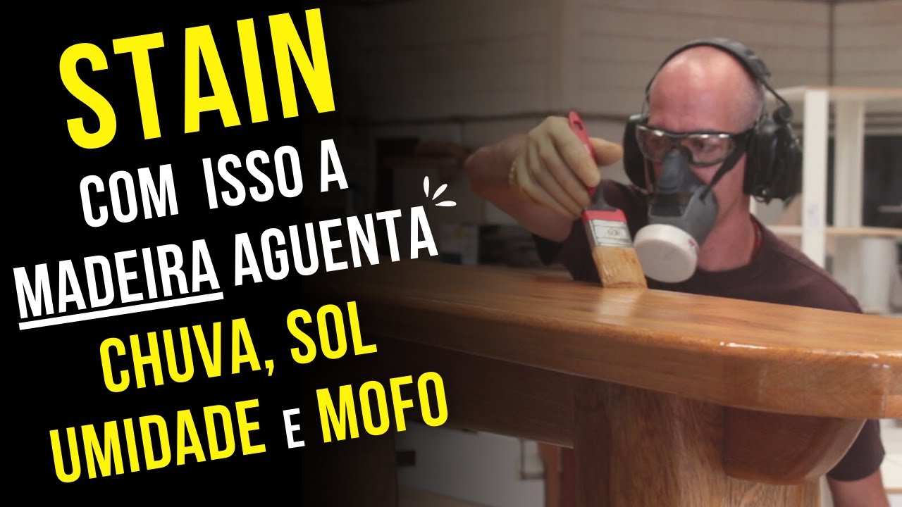 Acabamento para a Madeira que aguentar Sol e Chuva - Stain Base Água