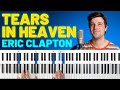 How To Play Tears In Heaven By Eric Clapton Piano Tutorial Chord Chart