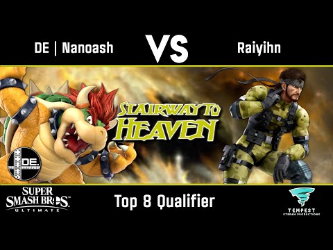DE | Nanoash (Bowser) vs Raiyihn (Snake) - Top 8 Qualifier - Stairway to Heaven #33
