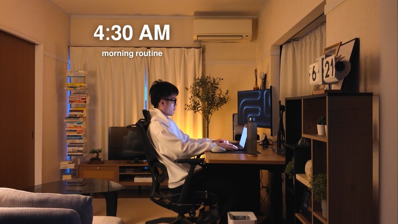 4:30 AM Morning Routine | Investing in Myself in the Cold Quiet Before Dawn