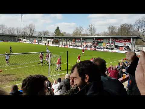FC United equaliser v Darlington 14/4/2018