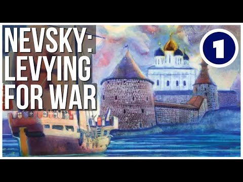 Nevsky Playthrough | GMT Games | Volko Ruhnke | Teutons & Rus Levy & Campaign - Episode 1