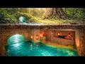 Real Life Survival 105 Days Building A Hidden Underground House With Private Pool