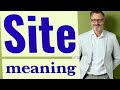 Site Meaning Of Site