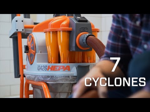 iQ426HEPA: Cyclonic Dust Extractor with HEPA Filtration