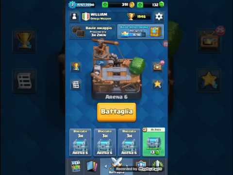 Nuovo deck con la scintilla e lo stregone! - Clash Royale #3