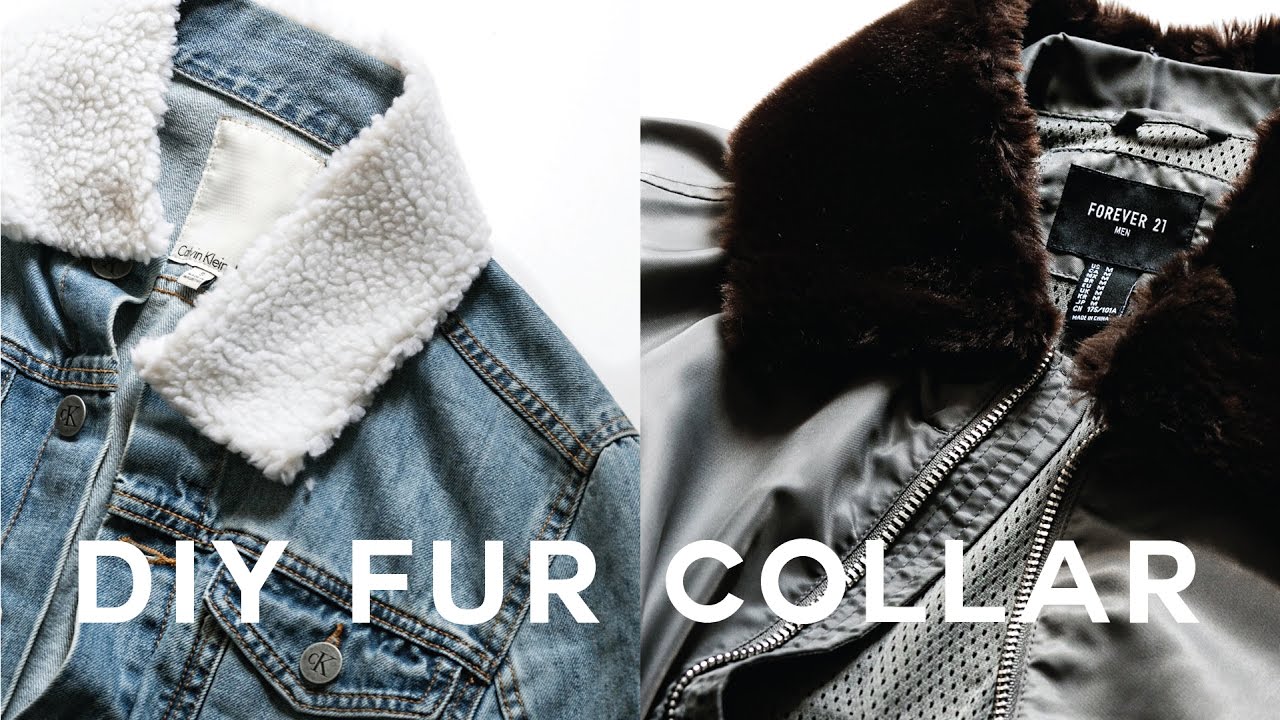Watch video DIY Fur Jacket Collar • Clip On & Off Now DIY Fur Jacket Collar • Clip On & Off