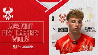 🗨️ 13-Aug-26 | More than UP FOR IT | Jack Wint on loan switch from Man City to Harriers