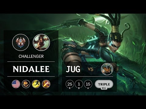 Nidalee Jungle vs Olaf - NA Challenger Patch 9.23