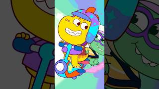 Tim Rex flies through space and sings "Dino Pants"! 🚀 #shorts