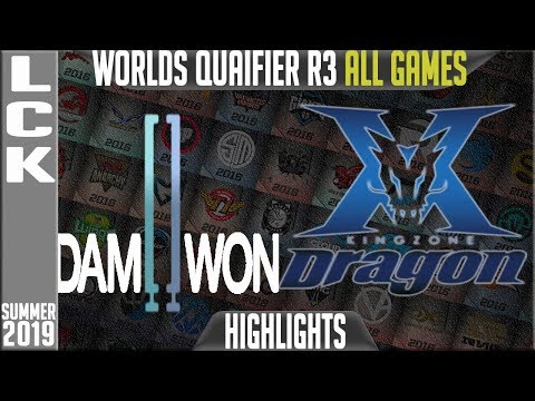 DWG vs KZ Highlights ALL GAMES | LCK Summer 2019 Worlds Qualifier | Damwon Gaming vs King-Zone
