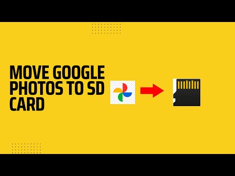 How to move google photos to SD card on Android (Samsung)