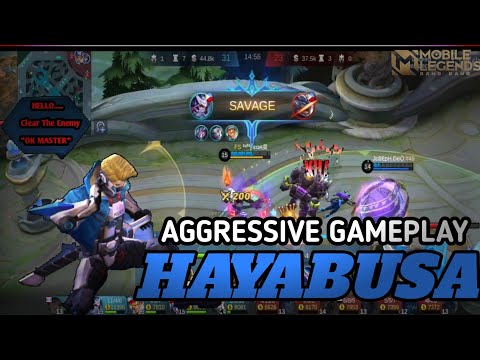 TOXIC MEMBERS | Hayabusa Aggressive Gameplay | MLBB