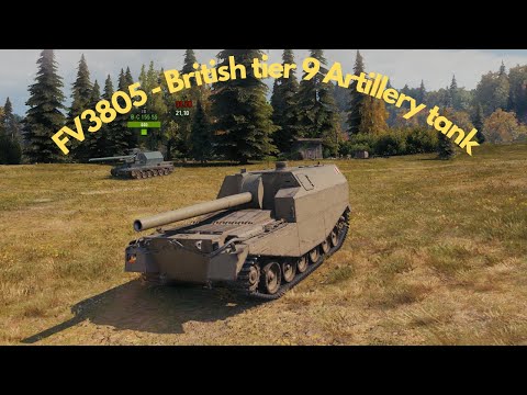 FV3805 - British tier 9 Artillery tank - World of Tanks