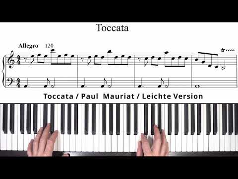 Toccata   Paul Mauriat   leichte Version mit  Noten