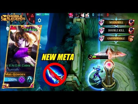 GOODBYE BLADE OF THE HEPTASEAS!! THIS NEW DYRROTH BUILD IS TOTALLY INSANE!! -MOBILE LEGENDS-