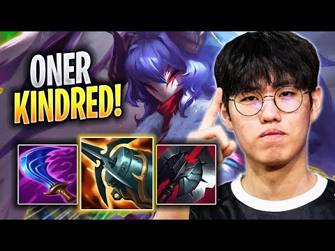 ONER LITERALLY GOD MODE WITH KINDRED! - T1 Oner Plays Kindred JUNGLE vs Qiyana! | Season 2023