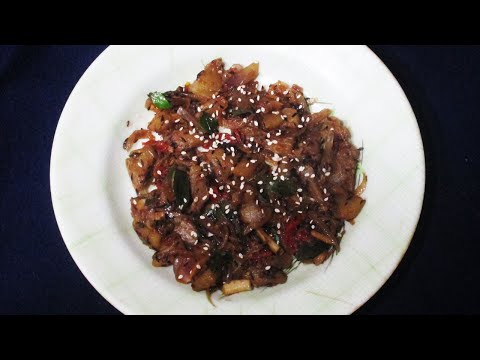 Sesame Breadfruit Stir Fry /Dinner Recipes/Breadfruit Recipes/Stir Fry Recipes/Sesame Recipes 1136