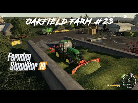 Farming 19 | Oakfield map | Mowing grass, collecting & making silage | FS19 TimeLapse #23