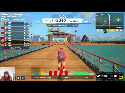 MyWhoosh Advanced FTP Plan Day 46 redux